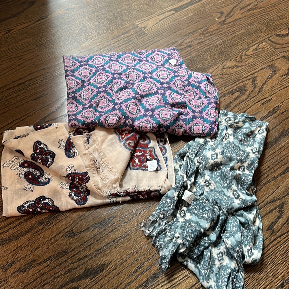 Jcrew Scarf bundle of 3
